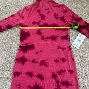 lululemon athletica Red Tie-Dye Dress